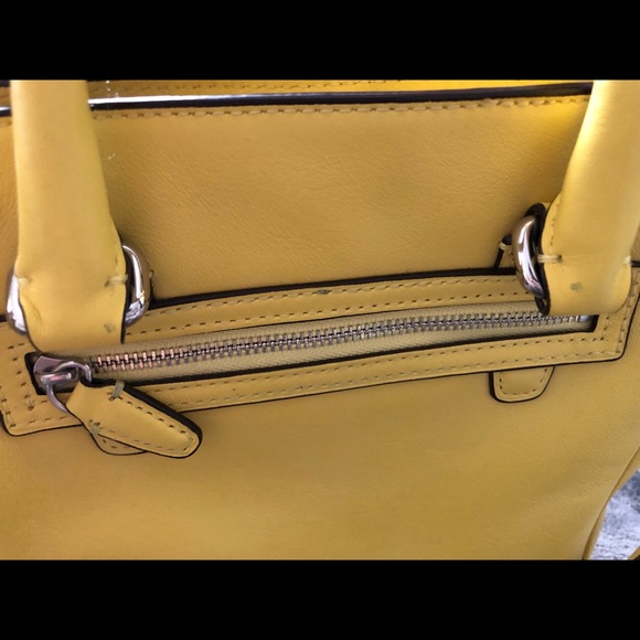 Coach Legacy Leather Mini Tanner (Lemon) - Picture 4 of 14